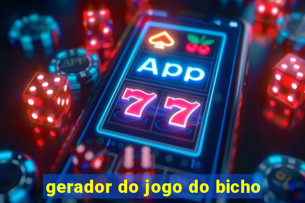 gerador do jogo do bicho